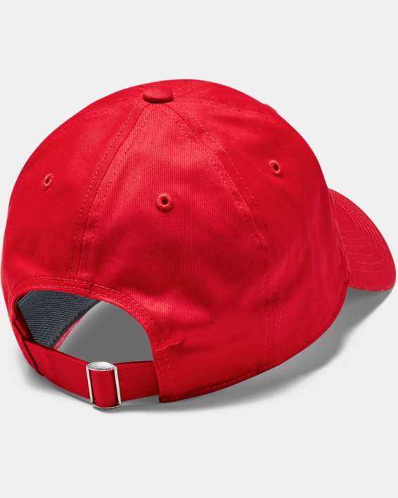 Men's UA Chino Adjustable Cap, Red, pdpMainDesktop image number 1